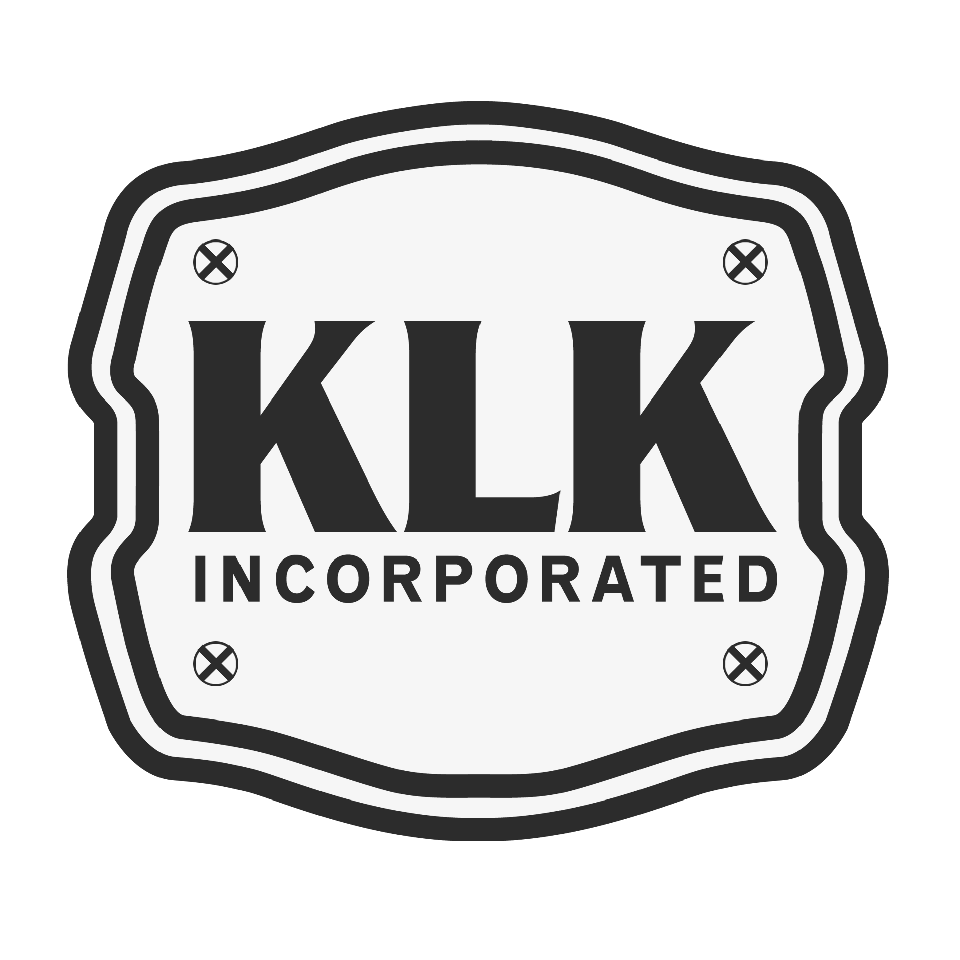 Klk Incorporated logo on a black background in the header.